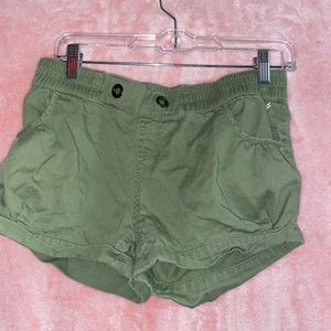 Green shorts